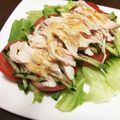 ぱんぷーこ's cooksnap of when they made まるごとトマトときゅうりの棒棒鶏サラダ.