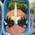 れいゆうだい's cooksnap of when they made キャラ弁 仮面ライダーゴースト 闘魂B魂.