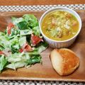 ちークック's cooksnap of when they made １人分のカレーリメイク♪４人分のスープ.