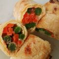 ハチ8コロ8's cooksnap of when they made 油揚げの野菜くるくる巻き.