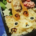 ＊＊のんたん＊＊'s cooksnap of when they made 簡単キャラ弁！妖怪ウォッチ☆コマじろう.