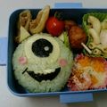 あつみ。。's cooksnap of when they made 子供&旦那様のキャラ弁マイク&サリー.
