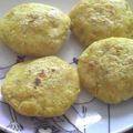 nosso's cooksnap of when they made チーズinおからのカレー風味お焼き♪.
