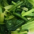 ねぞろ's cooksnap of when they made 小松菜の塩ゴマ油和え☆レンジで簡単♪.