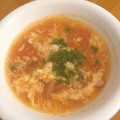 ゆすひと's cooksnap of when they made 冷凍トマトの卵スープ.