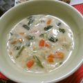 ハナレ's cooksnap of when they made きのことベーコンのミルクスープ.