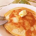 satomegg's cooksnap of when they made 簡単もっちりパンケーキ♡.