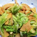 よろずやおよよ's cooksnap of when they made 筍と春キャベツの簡単オイスター炒め.