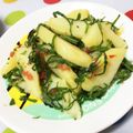 たこルカ☆'s cooksnap of when they made レンジで簡単♪じゃがいもの梅しそ和え.
