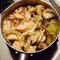 クックBNQ5PD☆'s cooksnap of when they made きのこ、たけのこの具沢山味噌汁.