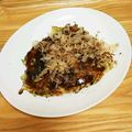 ピーナッツ子♪'s cooksnap of when they made めかぶでﾌﾜﾌﾜお好み焼、時々たこ焼♪.