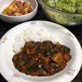 馬堀海岸's cooksnap of when they made 次男作★劇旨ほうれん草の入った野菜カレー.