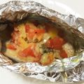 さとみさ母's cooksnap of when they made アジのトマ味噌ホイル焼き.