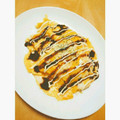 NNK✔'s cooksnap of when they made 挽き肉とキャベツのお好み焼き風オムレツ♬.