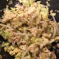 クックLRGJF8☆'s cooksnap of when they made ピカタ味♪豚しゃぶと春キャベツの炒めもの.
