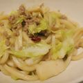 ぴとみんみ's cooksnap of when they made 筍とキャベツと挽き肉の和風ペペロンチーノ.
