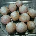 hichiafu's cooksnap of when they made 果汁100パーセント！イチゴパン.