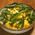 なつあん＊'s cooksnap of when they made ★お弁当にあう★インゲンとコーンのソテー.