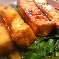 ぶらっくはーと's cooksnap of when they made 厚揚げのオイスターソース焼き.