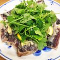 クックTVQUZ8☆'s cooksnap of when they made パクチー入り エスニック風かつおのたたき.