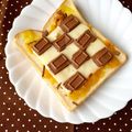 ふたごゆき's cooksnap of when they made チョコとマーマレードのチーズトースト.