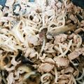 とろーるる's cooksnap of when they made さっぱり♪豚肉とナスの味噌ポン酢炒め.