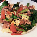 ばんぷ☆'s cooksnap of when they made 超簡単＊豚肉と小松菜のオイスター炒め.