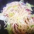 Cocot's cooksnap of when they made コンビーフとキャベツのスパゲッティ.