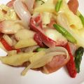 野比のびえ's cooksnap of when they made 簡単！とろけるチーズのポテトウインナ炒め.