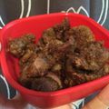 catmilk10's cooksnap of when they made 簡単！ビールに合う♪砂肝のカレー炒め.
