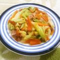 えれぼん's cooksnap of when they made キャベツと人参、ベーコンの炒め物.