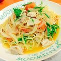 みなとろん's cooksnap of when they made 茹で鶏とトマトのパスタ白ワイン風味.