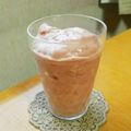 しじみごはん's cooksnap of when they made バナナと苺のカフェモカスムージー.