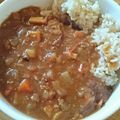 kazutan777's cooksnap of when they made 圧力鍋で炒めない 無水の我が家のカレー♡.
