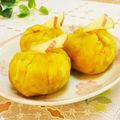 旦那は皿洗い's cooksnap of when they made さつまいもりんご茶巾.