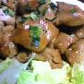 ぶぶ☆'s cooksnap of when they made 鶏むね肉のポン酢醤油焼き.