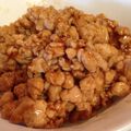 ビスビスビスケ's cooksnap of when they made 子どもも食べやすい！うちの鶏そぼろ.