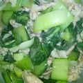 kujira1213's cooksnap of when they made お肉柔らか♪豚こまとチンゲン菜の炒め物.