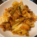 こうせい(=ﾟωﾟ)ﾉ's cooksnap of when they made キャベじゃがキムチ炒め.