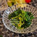 ruruchirin's cooksnap of when they made 常備菜☆小松菜の白だし浸し.
