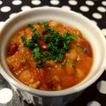 Akosua's cooksnap of when they made チリコンカン　トルティーヤ包み.