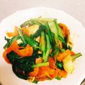 蜜柑と檸檬's cooksnap of when they made 鶏肉と小松菜の炒め物.