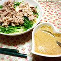 あーたくん's cooksnap of when they made 簡単茹で豚肉のごまだれ☆.