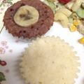 なか☆chibi's cooksnap of when they made ご飯入りもちもち蒸しパン.