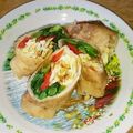 ふみこばあ's cooksnap of when they made 菜花とシャキシャキきゃべつの豚肉巻き.