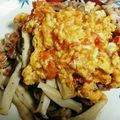 カトトロ's cooksnap of when they made 簡単美味！豚肉とエリンギのトマ玉あんかけ.