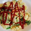 クックQNOM99☆'s cooksnap of when they made 白菜とピーマンの卵のオムレツ.