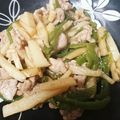 るてぃす's cooksnap of when they made 塩麹漬け豚肩ロースde青椒肉絲☆.