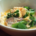 なにぬねにょろん's cooksnap of when they made にらと鯖缶の卵とじ.