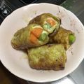 汐莉❀'s cooksnap of when they made いんげんとニンジンの油揚げ巻.